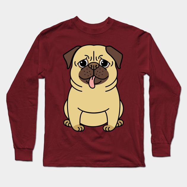 Cuter Pugor Long Sleeve T-Shirt by dhme974